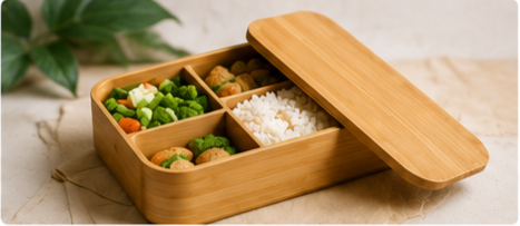 Bamboo Lunch Box - Image 3