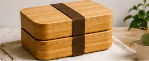 Bamboo Lunch Box - Image 2