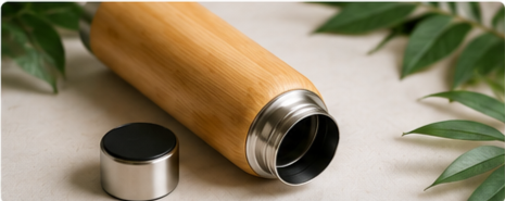 Bamboo Water Bottle - Image 3